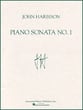 Piano Sonata No. 1 piano sheet music cover
